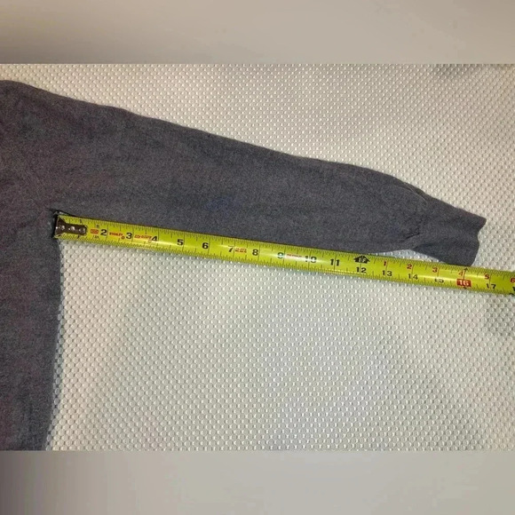 BOGGI Milano size Med wool V-Neck Gray Cardigan wool sweater - Picture 6 of 11